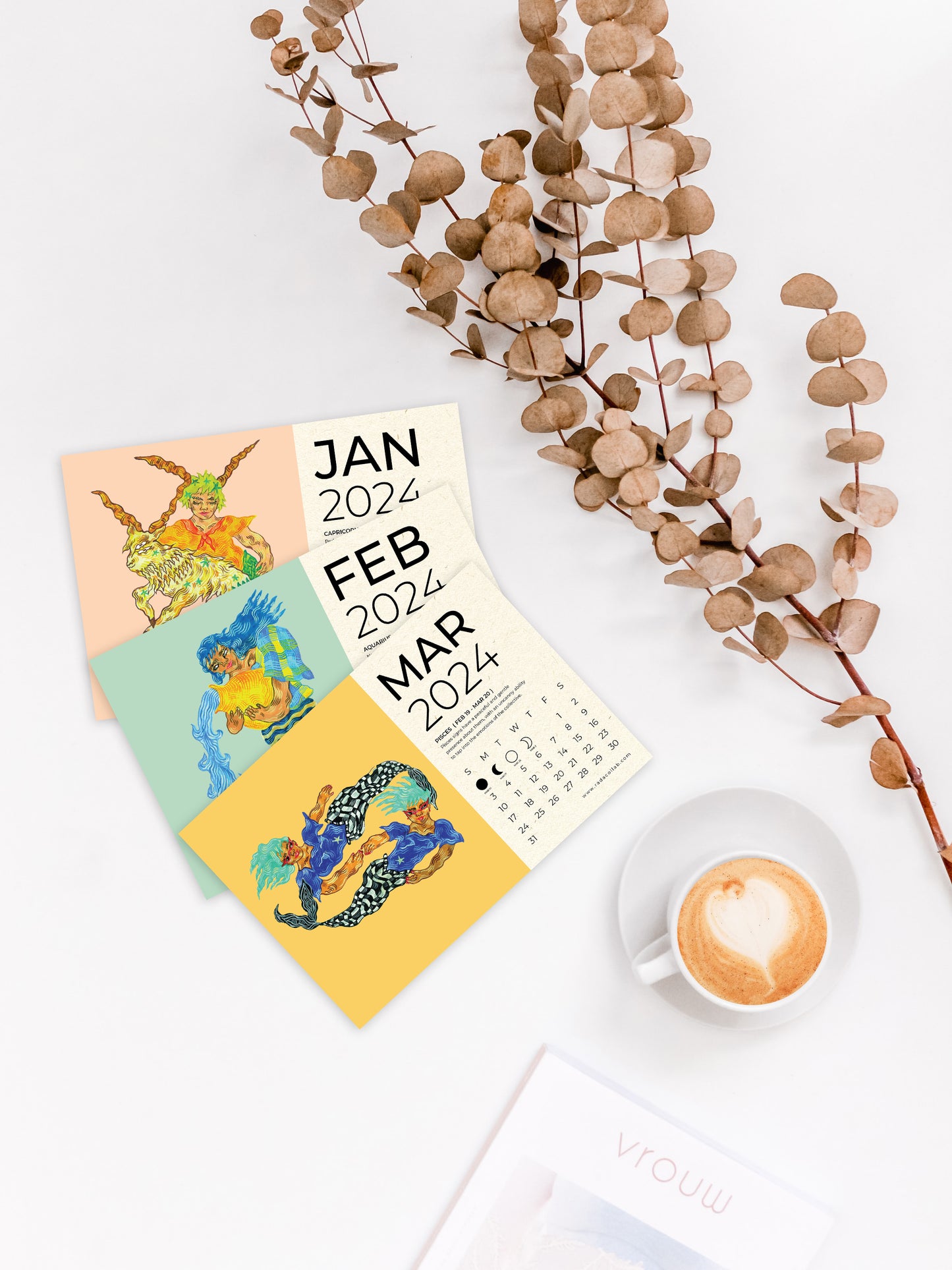 2024 Desk Art Calendar