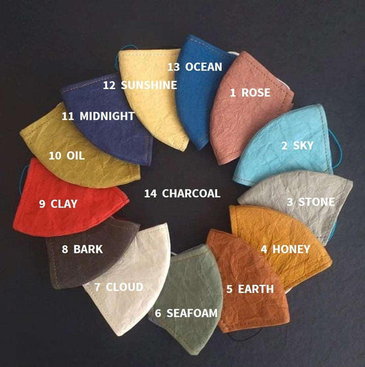 7xB Abaca Fiber Mask - PLAIN