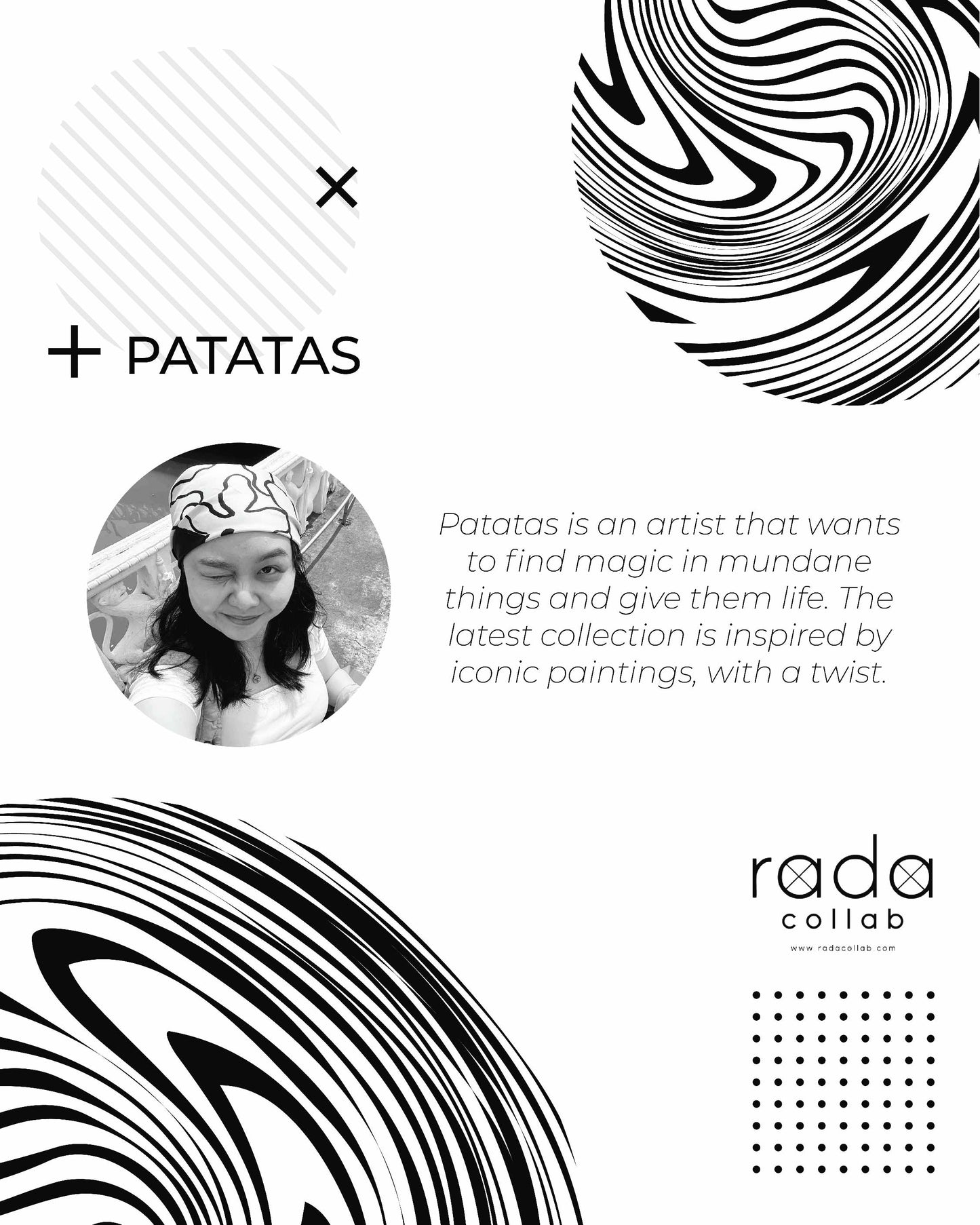 Paper Leather Tote PATATAS DANCE