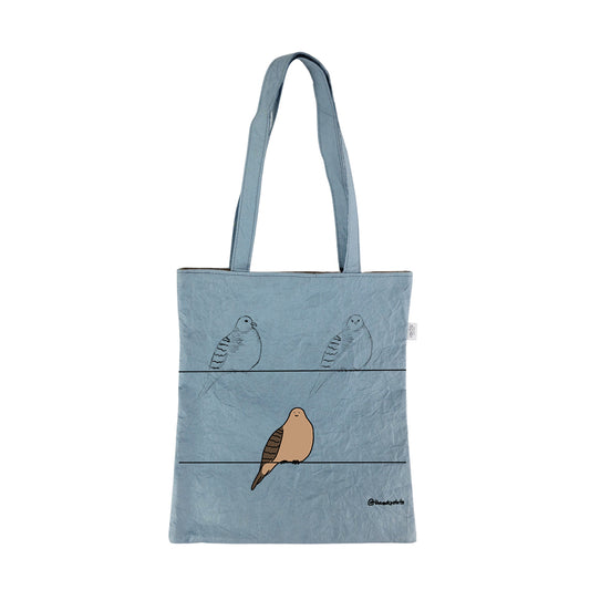 Paper Leather Tote TO BEAK OR NOT TO BEAK