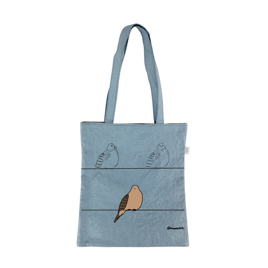 Paper Leather Tote TO BEAK OR NOT TO BEAK
