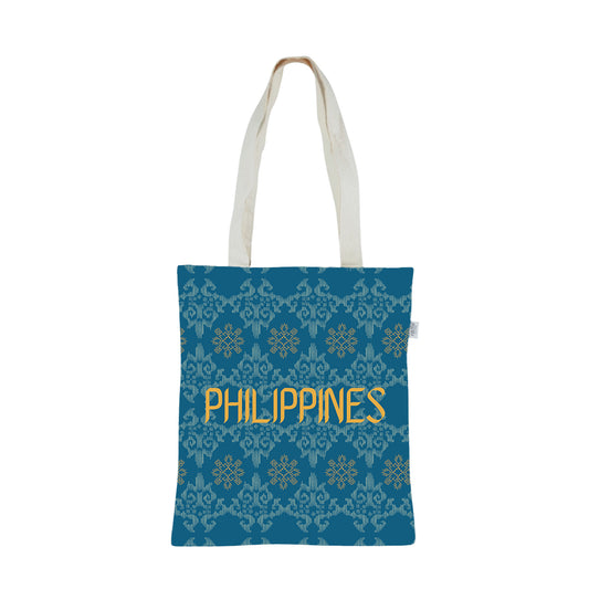 Paper Leather Tote PHILIPPINES BLUE