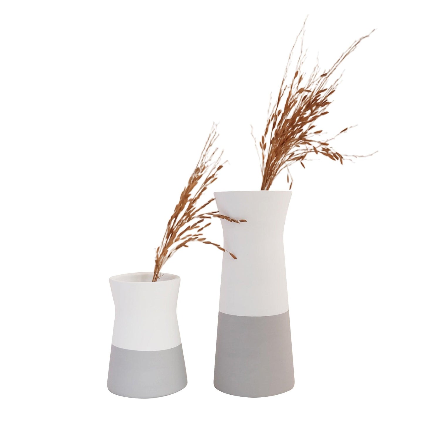 TIWI CERAMICS Nordic Vessel White-Gray.